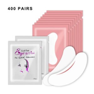 400 Pairs الرموش التصحيح تحت رفادة عين بقع مضيئة منصات رمش العين ملصقات رمش تمديد التصحيح هيدروجيل